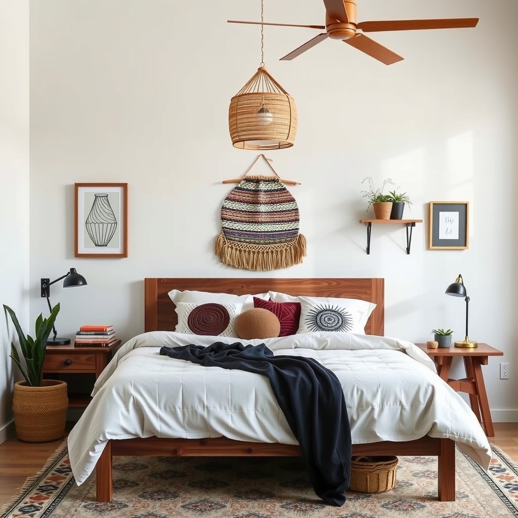 Kako urediti spavaću sobu u boho stilu